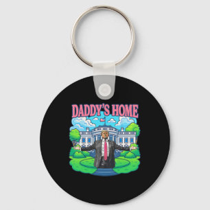 Papa is thuis Witte Huis 2025 President Trump 2 Sleutelhanger