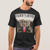 PAPA IS THUIS Witte Huis Trump T-shirt (Voorkant)