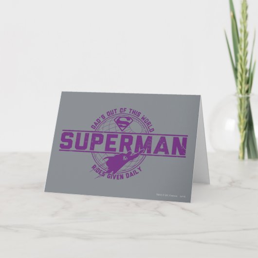 Papa is uit deze wereld kaart (Voorkant)