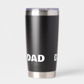 Papa is vader geworden cadeau geïsoleerde drinkbeker (Voorkant)