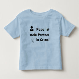 Papa ist mein Partner in Crime Kinder Shirts