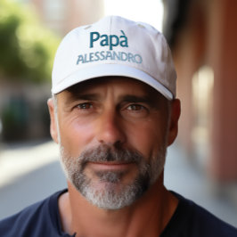 Papà Italiaans pap gepersonaliseerd geborduurd pet