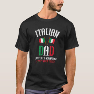 Papa Italiaans papa Hero Grootvader D T-shirt