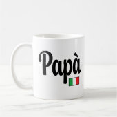 Papà Italian Flag Mug - Father Dad Koffiemok (Links)