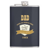 PAPA - Jaar van geboorte verjaardagscadeau - Gerij Heupfles (Voorkant)