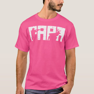 Papa Jacht Vaders Dag Herten Hunter Papa Papa Gra T-shirt