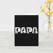 Papa Jagen Jager Vaderdag Kaart (Gele Bloem)