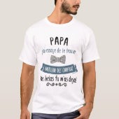 papa j'ai essaye de trouver le meilleur des cad t-shirt (Voorkant)