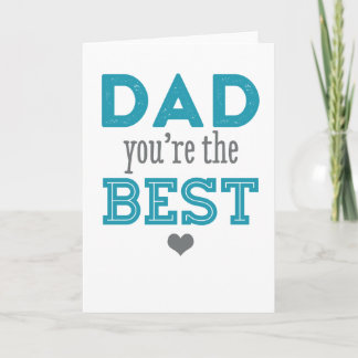 Papa Je bent de beste - Happy Vaderdag kaart