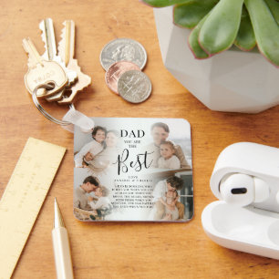 'PAPA' je bent de Beste Naam & Citaat Aandenken Sleutelhanger