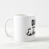 Papa je bent de Bravest Vader Dag Koffiemok (Links)