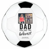 Papa, je bent de dapperste Vaderdag 2 foto Voetbal (Voorkant)