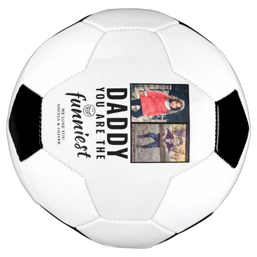 Papa, je bent de Grappigste Vaderdag 2 Foto Voetbal (Gedraaid)