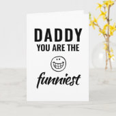 Papa, je bent de grappigste vaderdag. kaart (Gele Bloem)