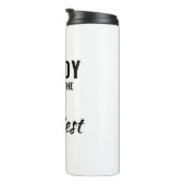 Papa, je bent de grappigste vaderdag. thermosbeker (Geroteerd rechts)