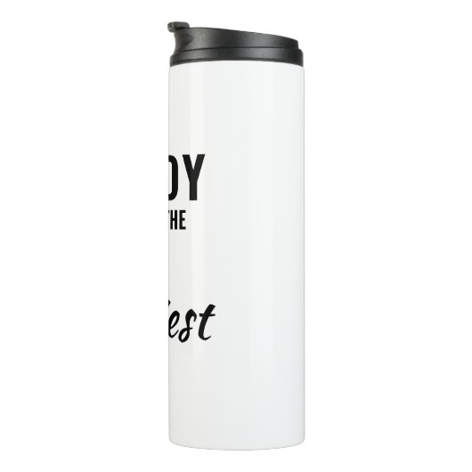 Papa, je bent de grappigste vaderdag. thermosbeker (Geroteerd rechts)