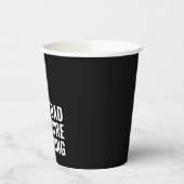 Papa Je bent de King Poker Games Fathers Day Paper Papieren Bekers (Links)