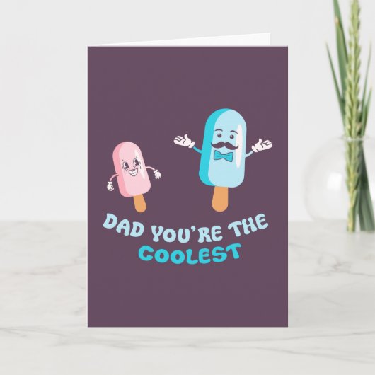Papa, je bent de leukste Vaderdag grap pun Kaart (Voorkant)