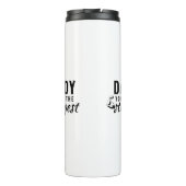 Papa je bent de sterkste vaderdag. thermosbeker (Achterkant)