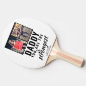 Papa je bent de sterkste vaders Dag 2 Foto Tafeltennisbatje (Zijkant)