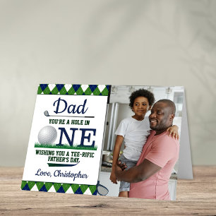 Papa je bent een eenling in één Vaderdag foto Kaart