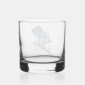 Papa Je Bent Een Rots Glas (Achterkant)