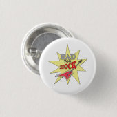 Papa je bent geweldig ronde button 3,2 cm (Voorkant /achterkant)