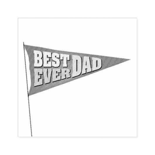 Papa je bent geweldig rubberen stempel (Afrduk)