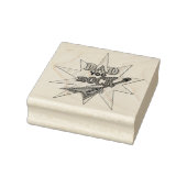 Papa je bent geweldig rubberstempel (Stempel)