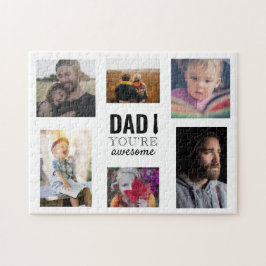 Papa Je bent Geweldige Foto Collage Persoonlijk Legpuzzel
