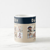 Papa Je bent gewoon de beste fotocollage Koffiemok (Center)