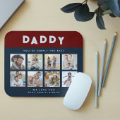 Papa Je bent gewoon de beste fotocollage Muismat