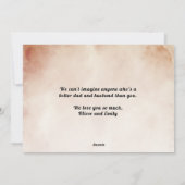 Papa je bent Hero Foto Vader Dag Feestdagenkaart (Achterkant)