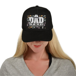 Papa Je bent het beste design Trucker Pet