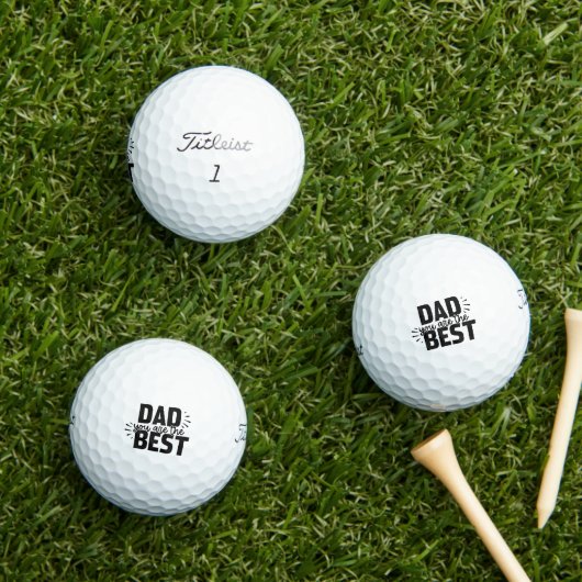 Papa Je bent het beste Golfballen (Insitu Gras)