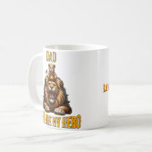 Papa Je bent mijn Hero Koffiemok (Voorkant links)