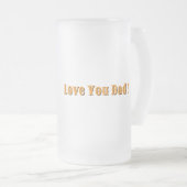 Papa Je bent mijn Hero Matglas Bierpul (Voorkant rechts)