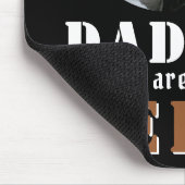 Papa je bent mijn Hero Pap Foto Vader Dag Muis Muismat (Hoek)