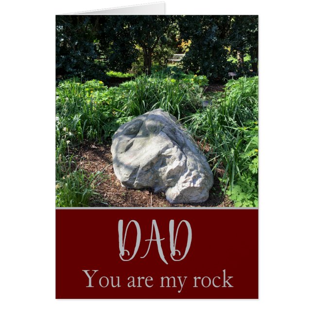 Papa Je bent mijn Rock en Hero. (Voorkant)