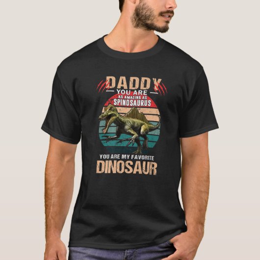 Papa je bent net zo geweldig als Spinosaurus Dinos T-shirt (Voorkant)