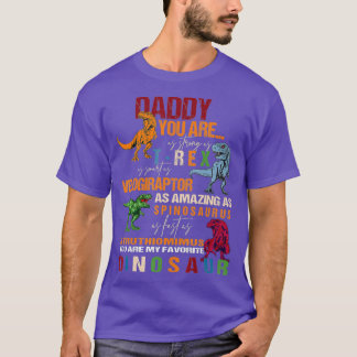 Papa je bent net zo sterk als rex Funny Dinosaur T-shirt
