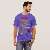 Papa je bent net zo sterk als rex Funny Dinosaur T-shirt (Voorkant volledig)