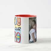 Papa Je bent onze Hero foto Mok (Midden)