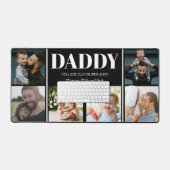 Papa Je bent onze Superhero Fotocollage Eenvoudig Bureaumat (Keyboard & Muis)