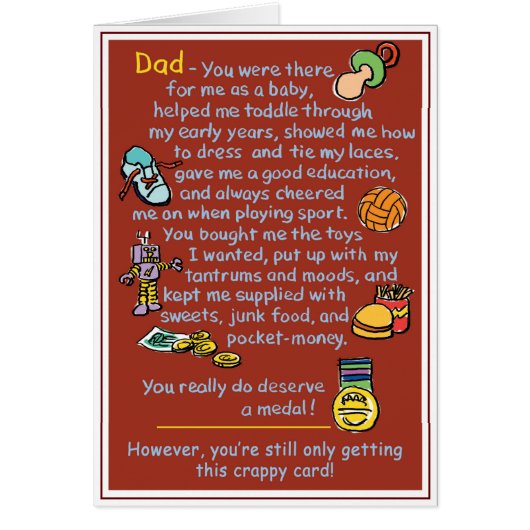 Papa - je verdient een medaille! (Voorkant)