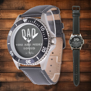'Papa, je wordt erg liefgehad' Klassiek, Krachtig, Horloge