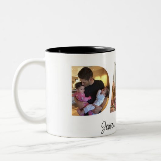 Papa Jensen Ackles Tweekleurige Koffiemok (Links)