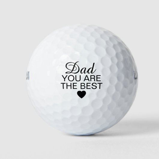 Papa | Jij bent de beste Golfballen (Voorkant)