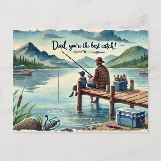 Papa, jij bent de beste ,happy Vaderdag Briefkaart (Voorkant)