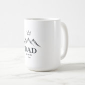 "Papa, jij bent de koning" Aangepaste Mok (Voorkant rechts)